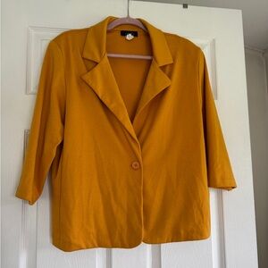 Deb Gold Blazer with 3/4 Sleeves